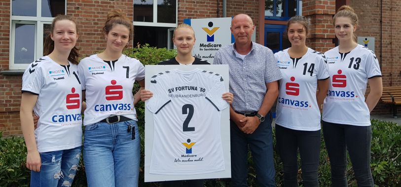 Medicare zukünftig auf dem Trikot der 1. Frauenmannschaft
